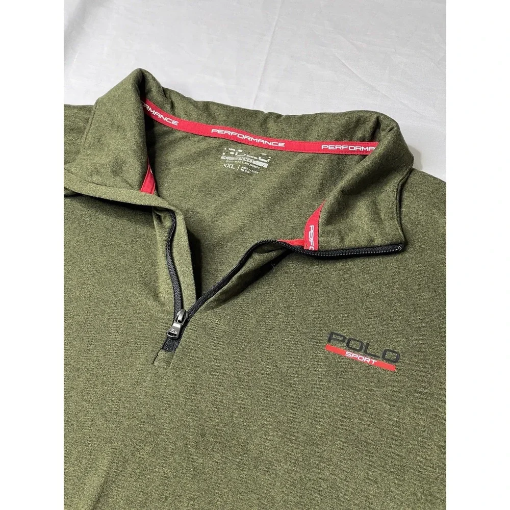 Polo Sport Ralph Lauren 1/4 Zip Mens Performance Thermovent Athletic Stretch XXL